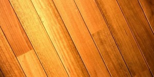 timber floor boards with dark stain
