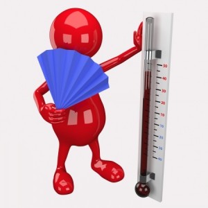 3D People Holding Thermometer