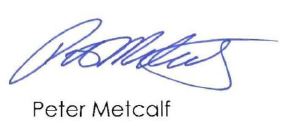 Peter Metcalf invitation