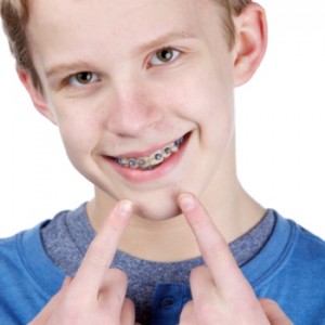 Healthy, straight smile