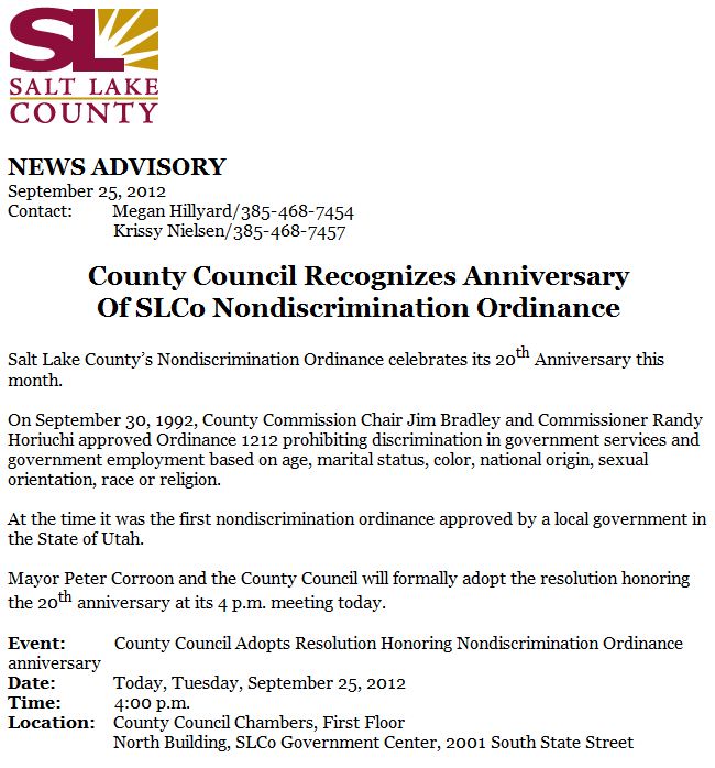 press release