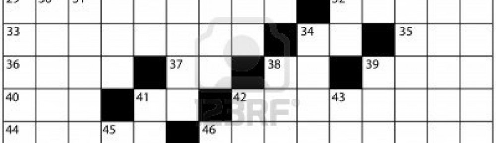 crossword puzzle