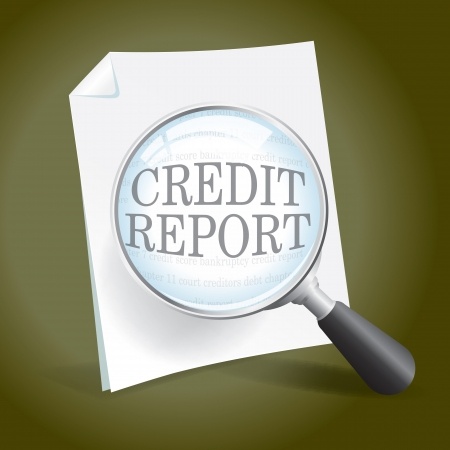 Taking a look at a credit report