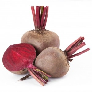 Beet purple vegetable isolated on white background