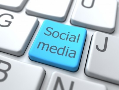 Social Media- Button on Keyboard