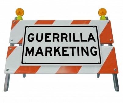 The words Guerrilla Marketing