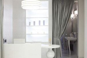 brand new and empty european luxury medical clinic