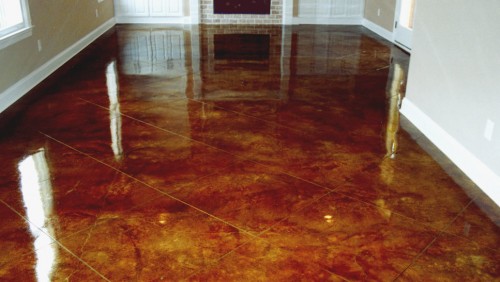 stained concrete