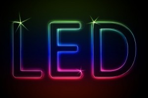 LED Illustration as LED Lights for your Presentation or website