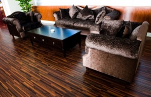 Bright modern interior Design with hard wood flooring.