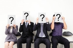 Business Question Mark Faces