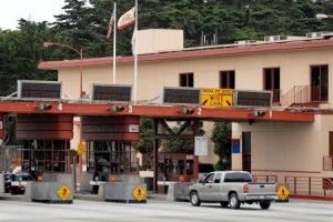 Toll plaza, Golden Gate Bridge, San Francisco, California