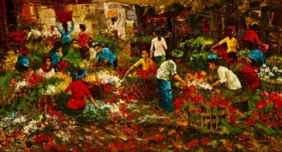 Oil on canvas Art picture