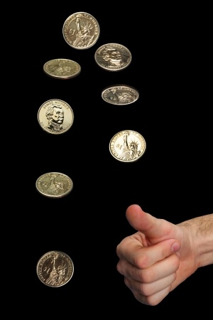 ManFlippingCoins