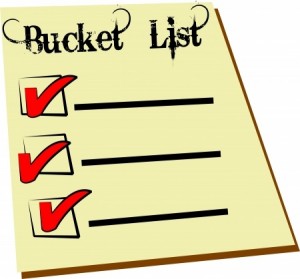 bucket list