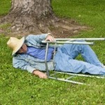 elderly man falls