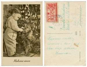 PRAGUE, CZECHOSLOVAKIA, CIRCA 1925 - Merry Christmas - Zdenek Menec - Circa 1920