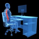 businesswoman neck pain