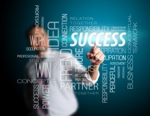 business man designed success
