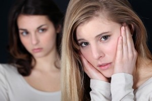 Girls having a fight