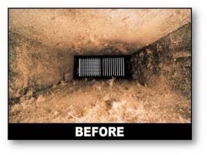 dirty air duct