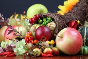 fall center piece