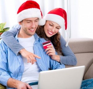 Christmas Online Shopping Couple
