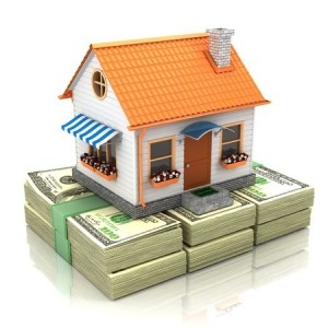 Mortgage concept isolated on white background 3d