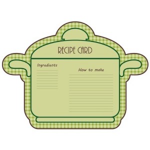 Recipe card