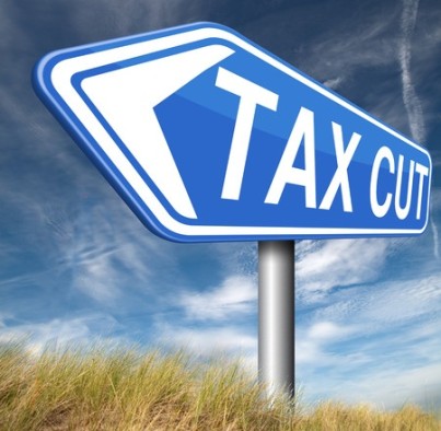 tax cut lower or reduce taxes paying less