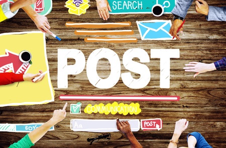 Post Blog Social Media Share Online Communication Concept