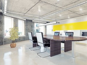 modern office interior. 3d illustration design concept