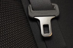 16415340 - close up safety belt in a car