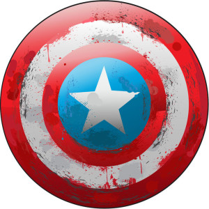 34746060 - grunge captain shield