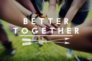 57555470 - better together connection corporate teamwork concept
