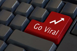 54686630 - 'go viral' on enter keyboard