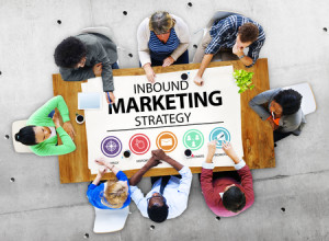 46950781 - inbound marketing strategy commerce solution concept