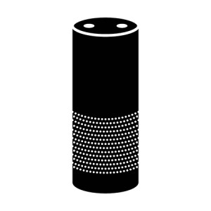 53515275 - smart speaker with voice recognition flat icon for apps and websites