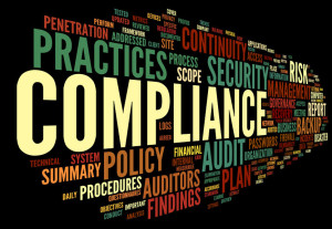 27984098 - compliance and audit in word tag cloud on black