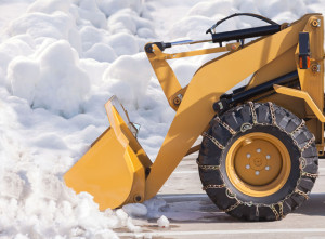 25793860 - snow removal vehicle removing snow