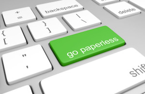 42939578 - go paperless key on a computer keyboard