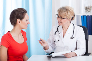 31368646 - horizontal view of happy patient at doctor's office