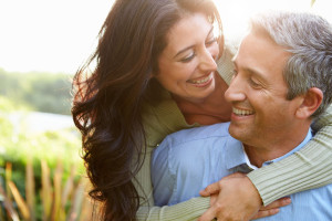 31066703 - loving hispanic couple in countryside