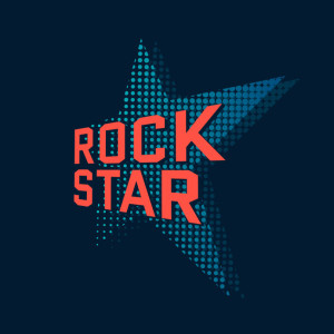 39002063 - rock star, music typography. t-shirt design, vector illustration