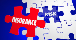62107828 - insurance vs risk security safety peace mind puzzle 3d illustration