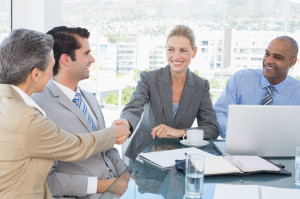 42517657 - business team having a meeting in the office