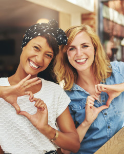 46626181 - happy female friends having a good time, best friends