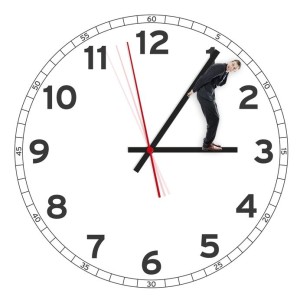 20177167 - deadline, man holding the time or clock