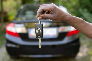 21151822 - man holding car keys