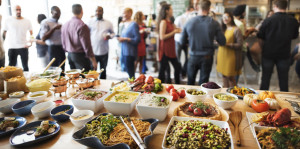 Buffet Dinner Dining Food Celebration Party Concept